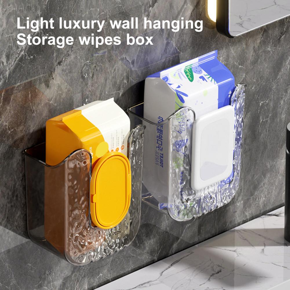15.5*12.5cm Kitchen Wipes Storage Box Transparent Wall-mounted Bathroom Tissue Holder Wipes Dispenser Paper Case Organizer Rack
15.5*12.5cm Kitchen Wipes Storage Box Transparent Wall-mounted Bathroom Tissue Holder Wipes Dispenser Paper Case Organizer Rack