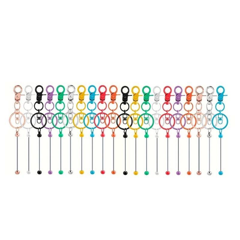 20 Pieces Keychain Bead Set with Lobster Clasps Portable for Jewelry Designers and Hobbyists Daily Use Stylish Outfits CN
20 Pieces Keychain Bead Set with Lobster Clasps Portable for Jewelry Designers and Hobbyists Daily Use Stylish Outfits CN