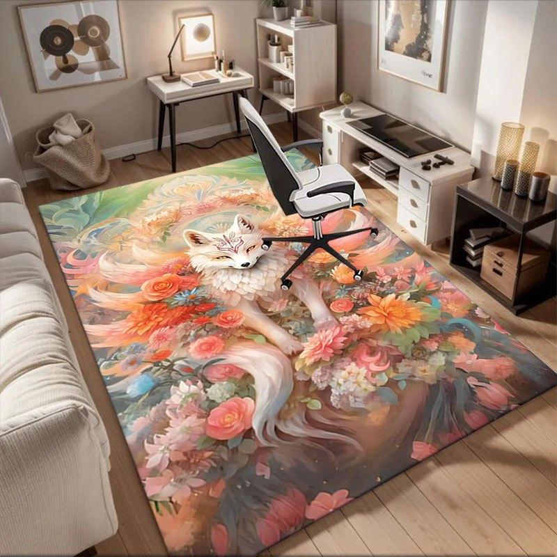 Floral Fox Fantasy Art Print - Nature Lover GiftOffice Mat Home Decor Office Desk Chair Rugs Chair Carpet for office Chair Mat Gift For Hall 60cm by 90cm
Floral Fox Fantasy Art Print - Nature Lover GiftOffice Mat Home Decor Office Desk Chair Rugs Chair Carpet for office Chair Mat Gift For Hall 60cm by 90cm
