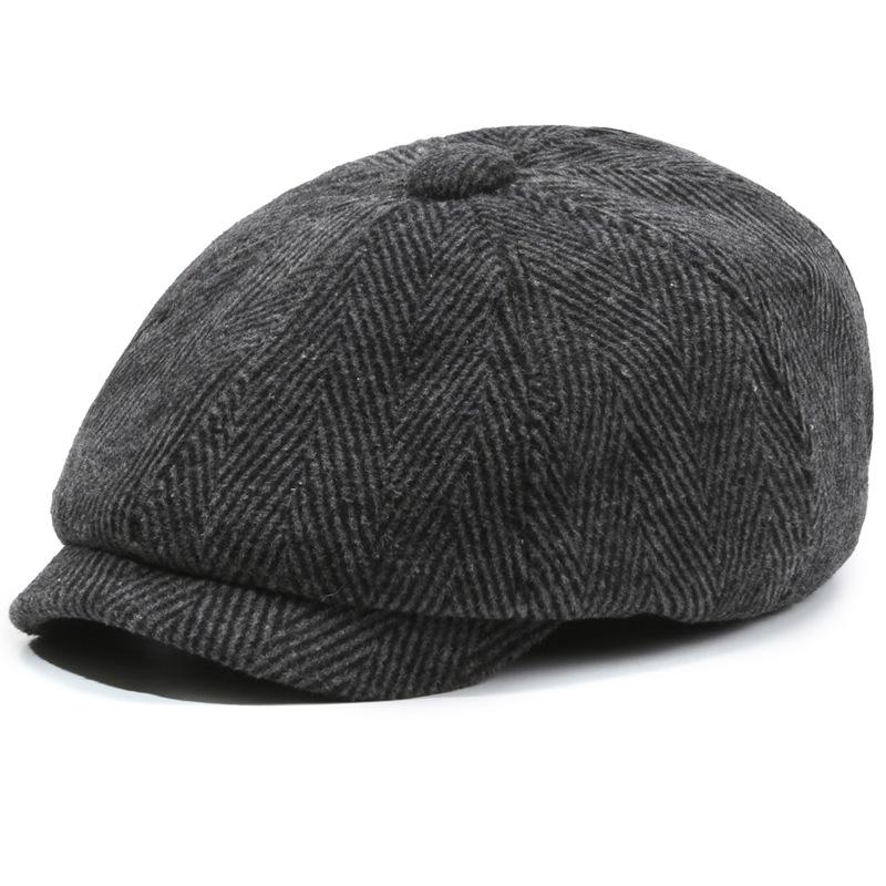 Vintage News Cap for Men Autumn/Winter Gatsby Cabbie Beret Hat with Stripes Design Perfect for Middle-Aged Artists And Painters чорний
Vintage News Cap for Men Autumn/Winter Gatsby Cabbie Beret Hat with Stripes Design Perfect for Middle-Aged Artists And Painters чорний