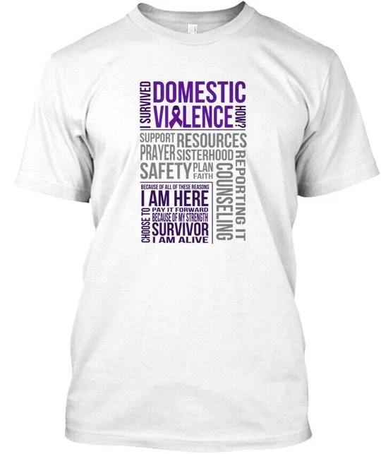 Domestic Violence Survivor I Survived How T shirt Made in the USA Size S to 5XL 3XL
Domestic Violence Survivor I Survived How T shirt Made in the USA Size S to 5XL 3XL