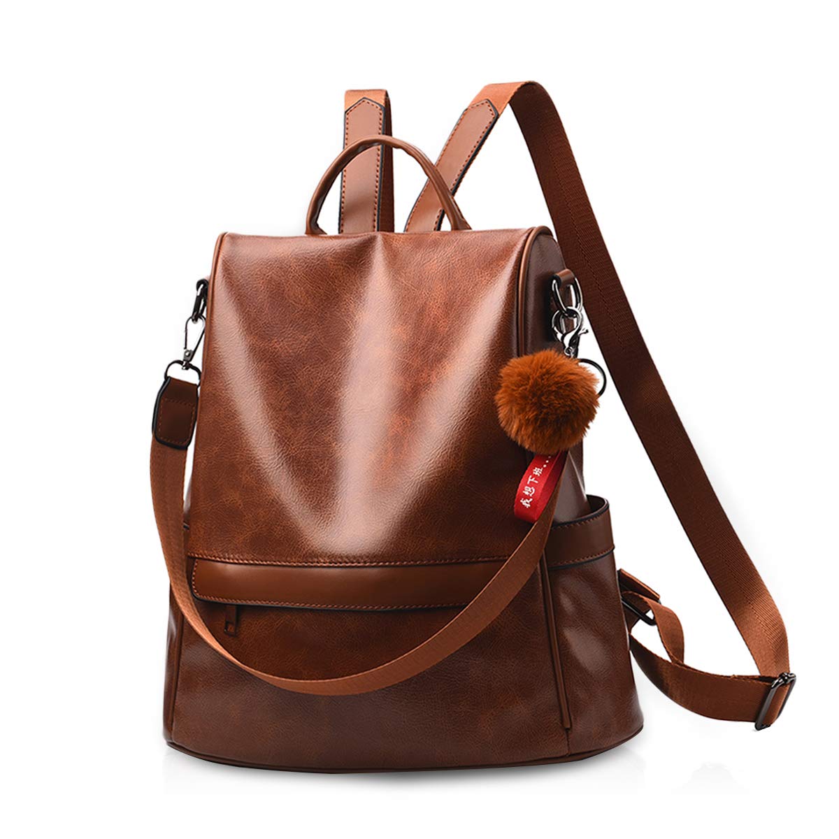 NICOLE & DORIS Women s Stylish Backpack with Pom-Pom Design, Anti-Theft, Waterproof, Lightweight, School Bag, Casual Shoulder Bag, Handbag, 3-Way,
NICOLE & DORIS Women s Stylish Backpack with Pom-Pom Design, Anti-Theft, Waterproof, Lightweight, School Bag, Casual Shoulder Bag, Handbag, 3-Way,