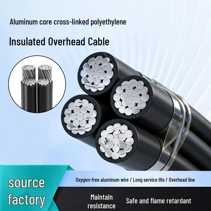 Shunkai Aluminum Core XLPE Insulated Flame Retardant Weather-Resistant Multi-core Aerial Cable for High and Low Voltage 1 core 25 sq mm
Shunkai Aluminum Core XLPE Insulated Flame Retardant Weather-Resistant Multi-core Aerial Cable for High and Low Voltage 1 core 25 sq mm
