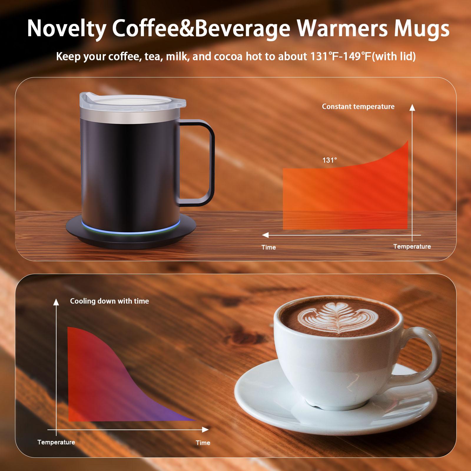 Coffee Mug Warmer Cup Intelligent Constant Temperature Double Layer Food Grade Thermal Insulation for Desk Home Office чёрный
Coffee Mug Warmer Cup Intelligent Constant Temperature Double Layer Food Grade Thermal Insulation for Desk Home Office чёрный