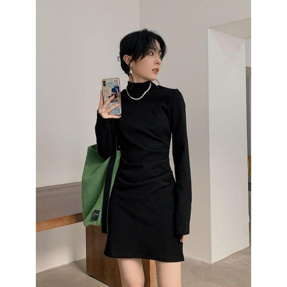 Базовые узкие платья с открытой спиной и поясом, женская одежда, элегантное полувысокое воротниковое осенне-зимнее однотонное шикарное мини-платье с длинным рукавом XL чёрный
Базовые узкие платья с открытой спиной и поясом, женская одежда, элегантное полувысокое воротниковое осенне-зимнее однотонное шикарное мини-платье с длинным рукавом XL чёрный