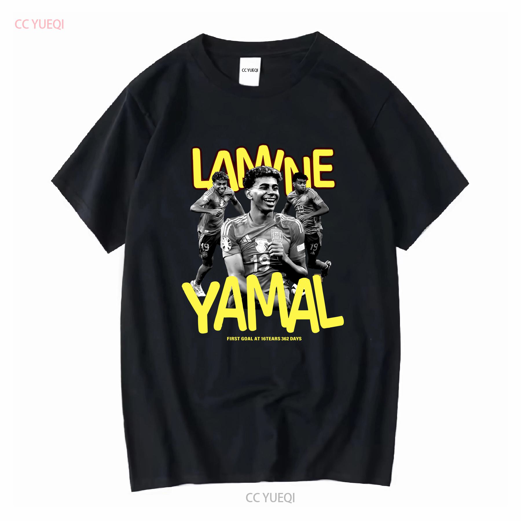 Lamine Yamal First goal at 16 Years 362 Days Old T Shirt vintage Washed Stylish Soft streetwear Unisex homme 4XL
Lamine Yamal First goal at 16 Years 362 Days Old T Shirt vintage Washed Stylish Soft streetwear Unisex homme 4XL