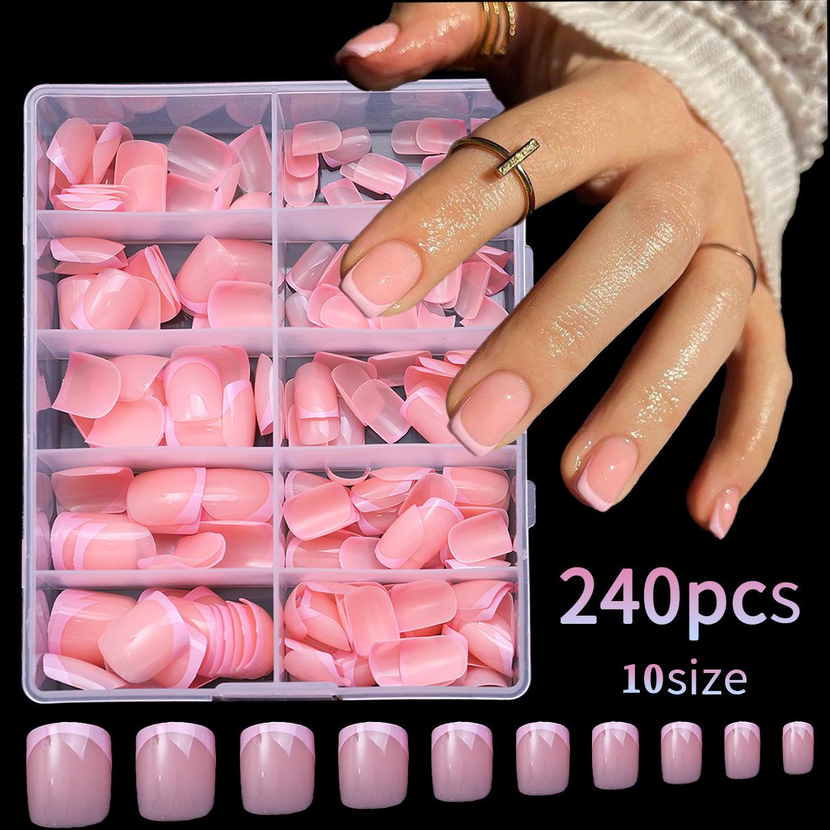 Коробка из 240 предметов Armor Pieces, высококачественные накладные ногти Feel Bare Pink, простые и модные накладные ногти во французском стиле, короткие, для ношения бездна
Коробка из 240 предметов Armor Pieces, высококачественные накладные ногти Feel Bare Pink, простые и модные накладные ногти во французском стиле, короткие, для ношения бездна