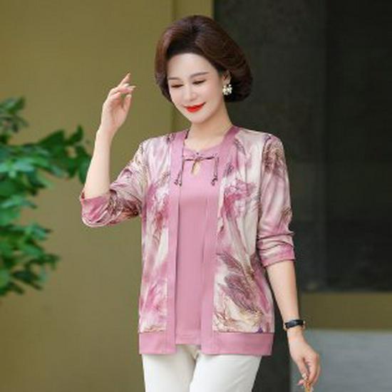 Women s Middle-Aged Spring & Autumn Long-Sleeve T-Shirt - Casual Base Layer for Mother s XL рожевий
Women s Middle-Aged Spring & Autumn Long-Sleeve T-Shirt - Casual Base Layer for Mother s XL рожевий