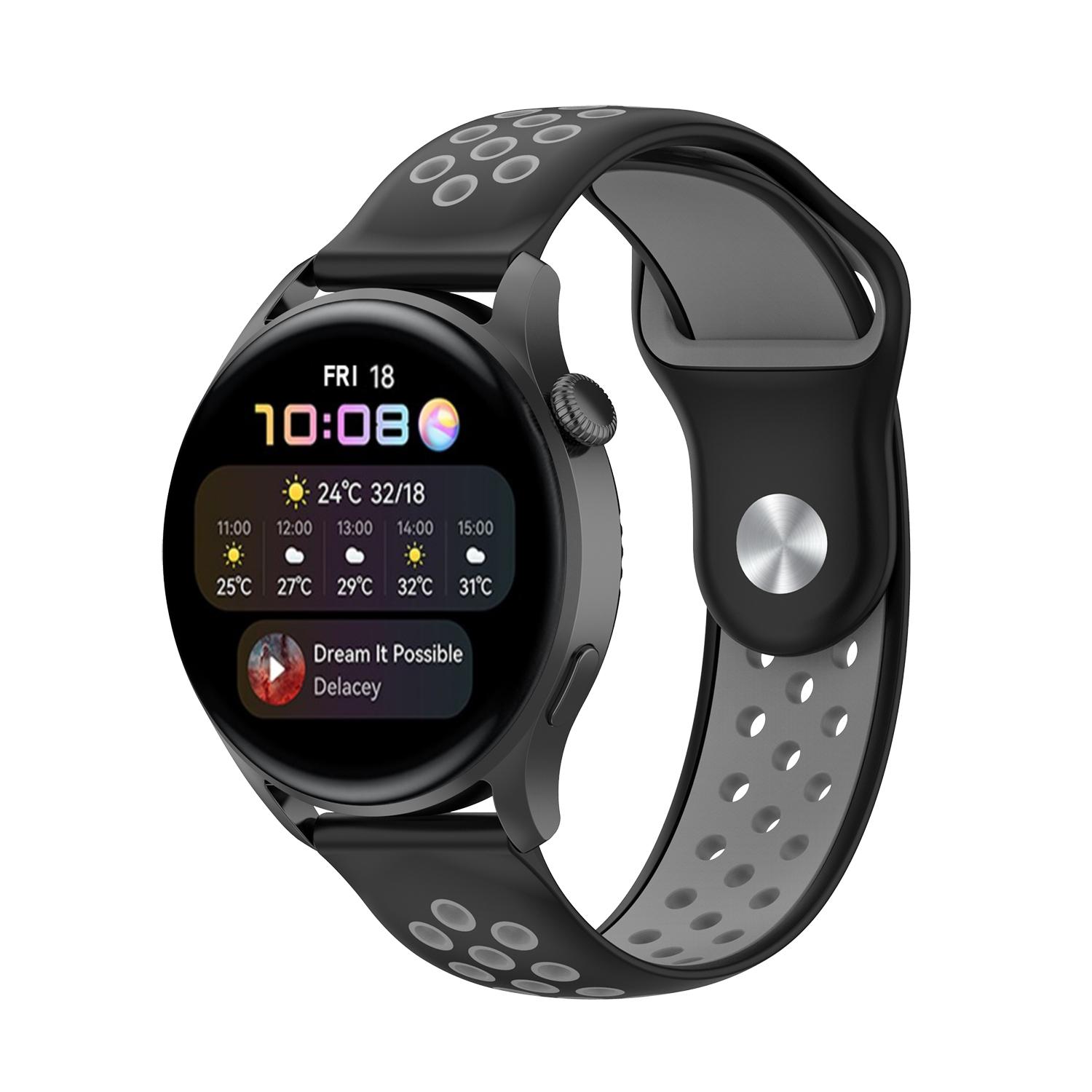 Dual Color Adjustable Silicone Watch Band Wrist Strap 22mm for Huawei Watch 3/Watch 3 Pro Black/Red
Dual Color Adjustable Silicone Watch Band Wrist Strap 22mm for Huawei Watch 3/Watch 3 Pro Black/Red