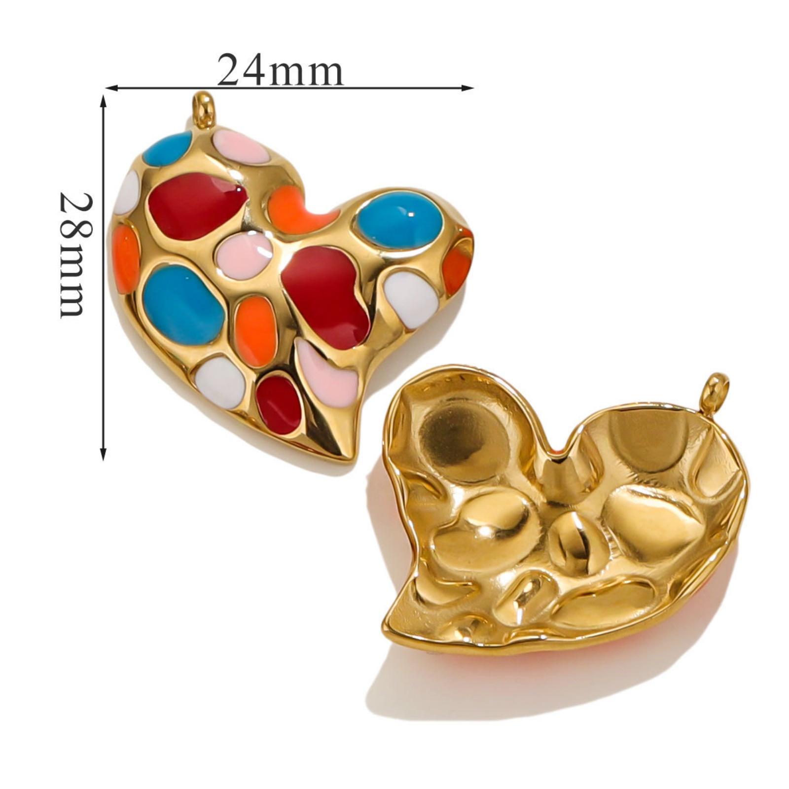 304 Stainless Steel Heart Charms 18K Gold Plated Valentine s Day Pendants For Jewelry Making Necklace DIY Findings 28 x 24mm,1pc
304 Stainless Steel Heart Charms 18K Gold Plated Valentine s Day Pendants For Jewelry Making Necklace DIY Findings 28 x 24mm,1pc