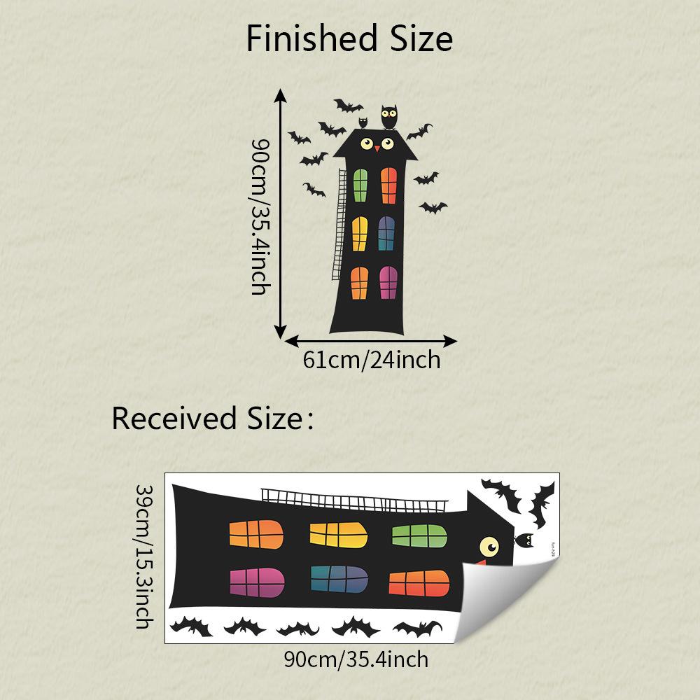 Хэллоуин Замок Летучая мышь Спальня Гостиная Дверь Украшение дома Наклейки на стену
Хэллоуин Замок Летучая мышь Спальня Гостиная Дверь Украшение дома Наклейки на стену