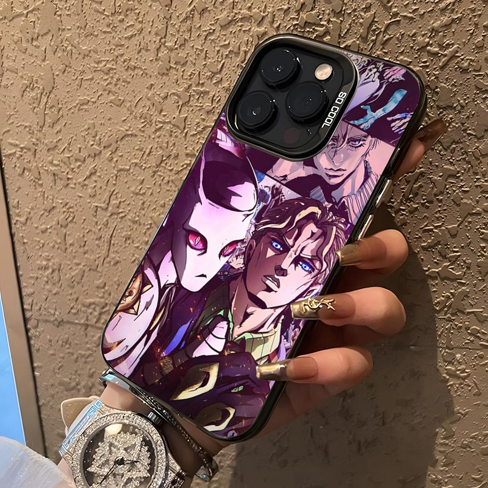 JOJO Retro Anime Phone Case For 17 Air IPhone 16 Pro Max 15 14 Plus 12 13 X XS Max 11 Colorful Silver Cover iPhone 16 Plus
JOJO Retro Anime Phone Case For 17 Air IPhone 16 Pro Max 15 14 Plus 12 13 X XS Max 11 Colorful Silver Cover iPhone 16 Plus