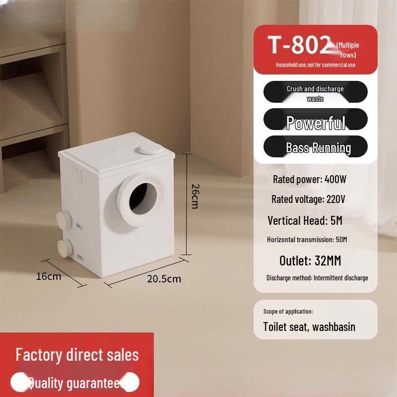 Aokewen 802 Electric Grinder Sewage Lift Pump
Aokewen 802 Electric Grinder Sewage Lift Pump