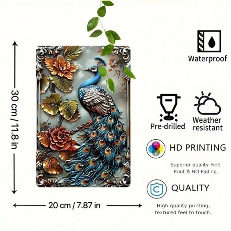 Retro Metal Wall Art Decor for Living Room 20x30cm
Retro Metal Wall Art Decor for Living Room 20x30cm