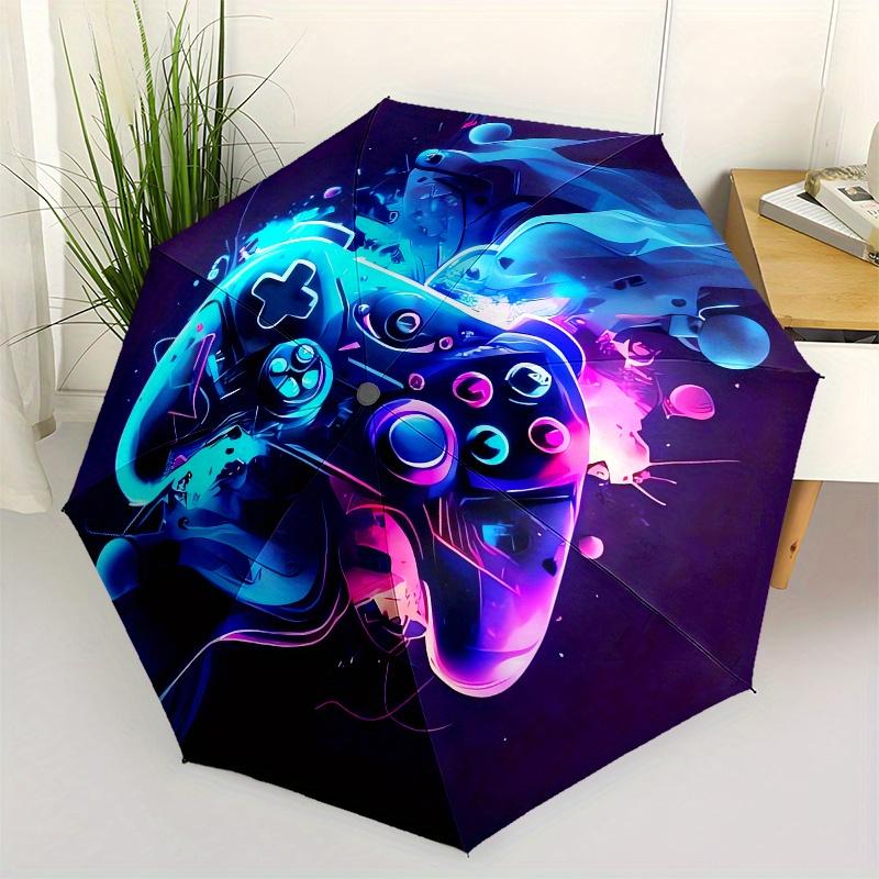 Controller, Neon Automatic Folding Umbrella 8 Ribs, Durable Iron Frame, Bright Color Pattern Compact Travel Umbrella, Suitable for Outdoor,
Controller, Neon Automatic Folding Umbrella 8 Ribs, Durable Iron Frame, Bright Color Pattern Compact Travel Umbrella, Suitable for Outdoor,