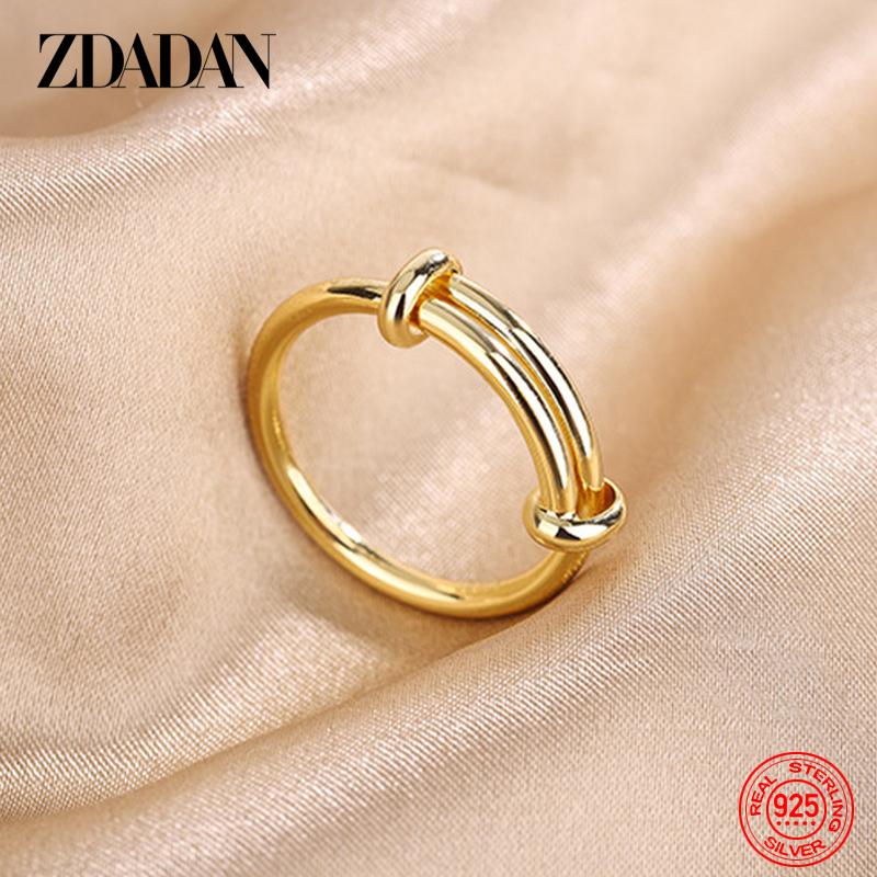 925 Silver 18K Gold Adjustable Rings for Women Girls Fashion Wedding Jewelry золотий
925 Silver 18K Gold Adjustable Rings for Women Girls Fashion Wedding Jewelry золотий