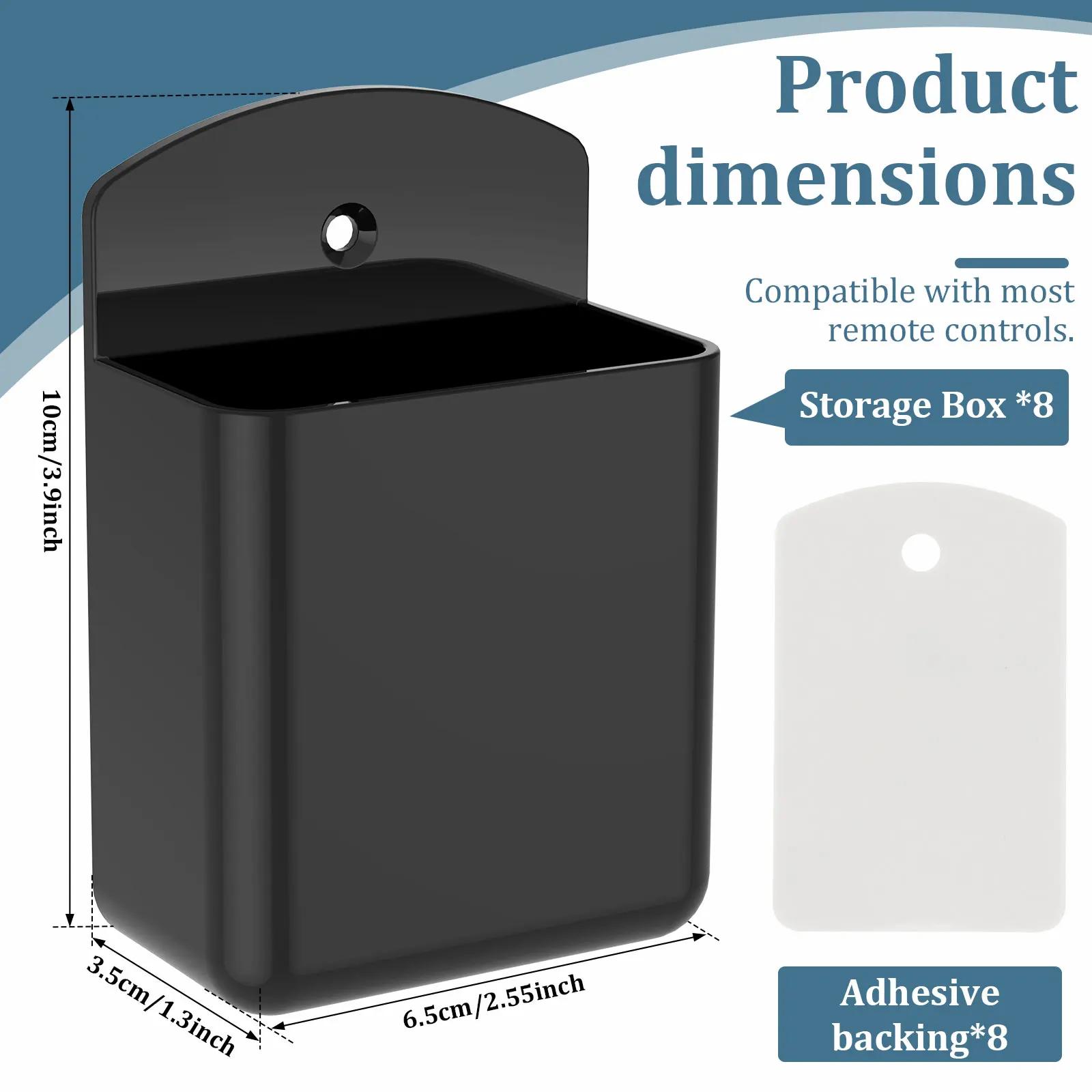 8Pcs Remote Control Holder Self Adhesive Wall Mounted Storage Box Air Conditioner TV Remote Organizer for Home Office School
8Pcs Remote Control Holder Self Adhesive Wall Mounted Storage Box Air Conditioner TV Remote Organizer for Home Office School