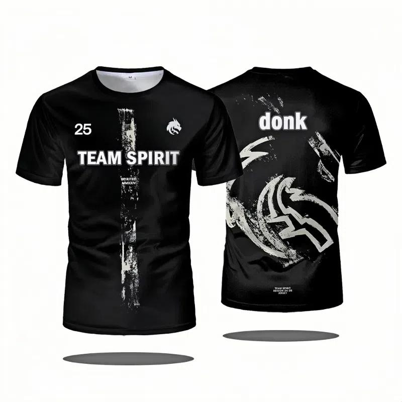 Team Spirit 2025 New Jerseys CS2 Кіберспорт Уніформа Донк Футболки CSGO Ігровий тренувальний одяг Чоловічі та жіночі спортивні топи XS
Team Spirit 2025 New Jerseys CS2 Кіберспорт Уніформа Донк Футболки CSGO Ігровий тренувальний одяг Чоловічі та жіночі спортивні топи XS