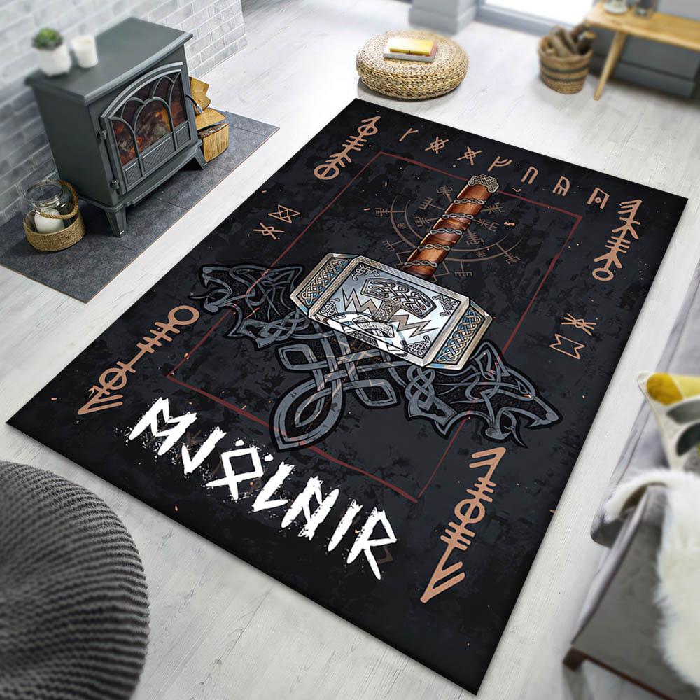 1pc Mjolnir Pattern Carpet, Area Rug For Living Room Bedroom Room Bed Chair Laundry Entryway Corridor Yard Non-slip Outdoor Camping Rug Floo 60cm by 90cm
1pc Mjolnir Pattern Carpet, Area Rug For Living Room Bedroom Room Bed Chair Laundry Entryway Corridor Yard Non-slip Outdoor Camping Rug Floo 60cm by 90cm