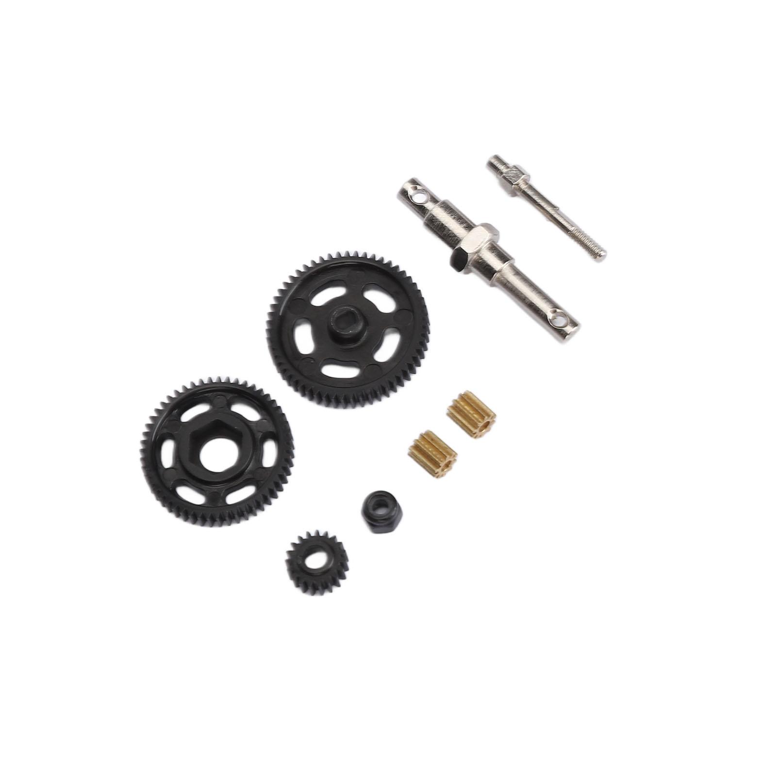 RC Transmission Gear Set Replacement Heavy Duty Steel Gearbox Gear for Axial SCX24 1/24 RC Crawler Car
RC Transmission Gear Set Replacement Heavy Duty Steel Gearbox Gear for Axial SCX24 1/24 RC Crawler Car