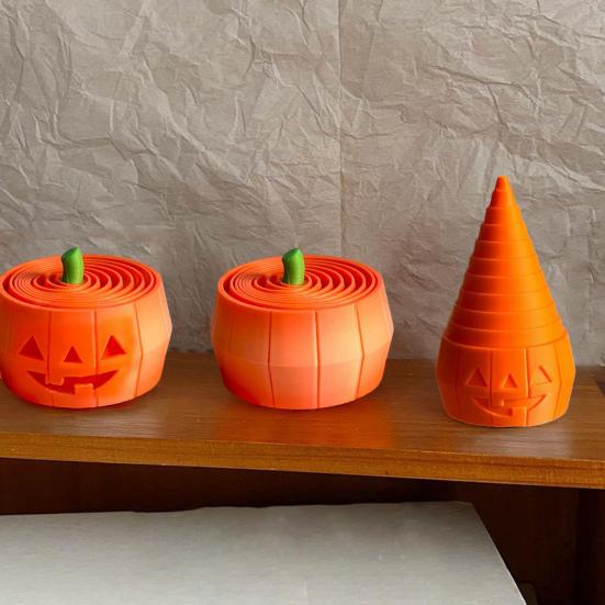 Halloween Pumpkin Tower Decompression Toy 3D Printed Layered Spiral Cone Fidget Toy A
Halloween Pumpkin Tower Decompression Toy 3D Printed Layered Spiral Cone Fidget Toy A