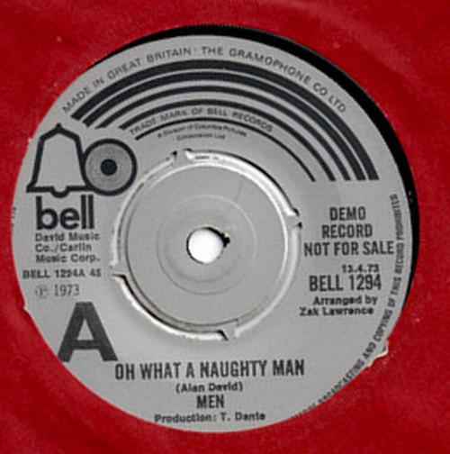 7-дюймовая пластинка MEN Oh What A Naughty Man BELL1294PROMO BELL 1973 Великобритания Рок Б/у
7-дюймовая пластинка MEN Oh What A Naughty Man BELL1294PROMO BELL 1973 Великобритания Рок Б/у