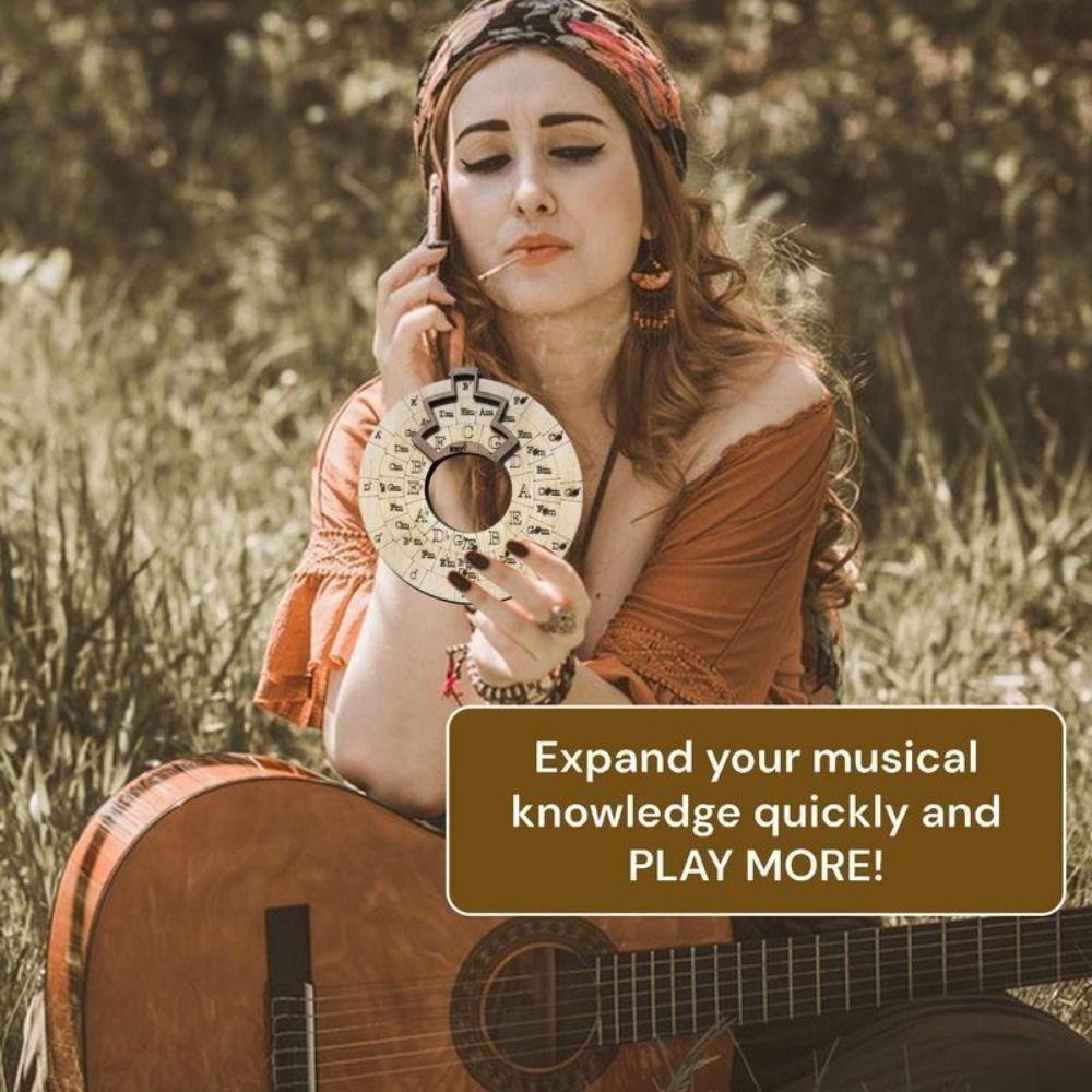 Music Education Tools Wooden Melody Tool Circle Of Fifths Wheel Round Music Melody Tools Guitar 16cm
Music Education Tools Wooden Melody Tool Circle Of Fifths Wheel Round Music Melody Tools Guitar 16cm