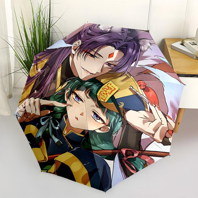 1pc Outdoor Umbrella with Anime Characters - Automatic Opening/Closing, Portable 3-Fold Design, 8-Rib Iron Frame, Perfect Gift for Fans, Traveler
1pc Outdoor Umbrella with Anime Characters - Automatic Opening/Closing, Portable 3-Fold Design, 8-Rib Iron Frame, Perfect Gift for Fans, Traveler