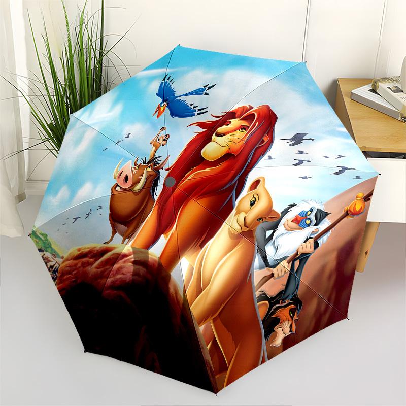 Lion King, Pride Rock Themed Automatic Opening and Closing Umbrella, Brightly Colored 8-rib Portable Umbrella, Suitable for Men and Women, A
Lion King, Pride Rock Themed Automatic Opening and Closing Umbrella, Brightly Colored 8-rib Portable Umbrella, Suitable for Men and Women, A
