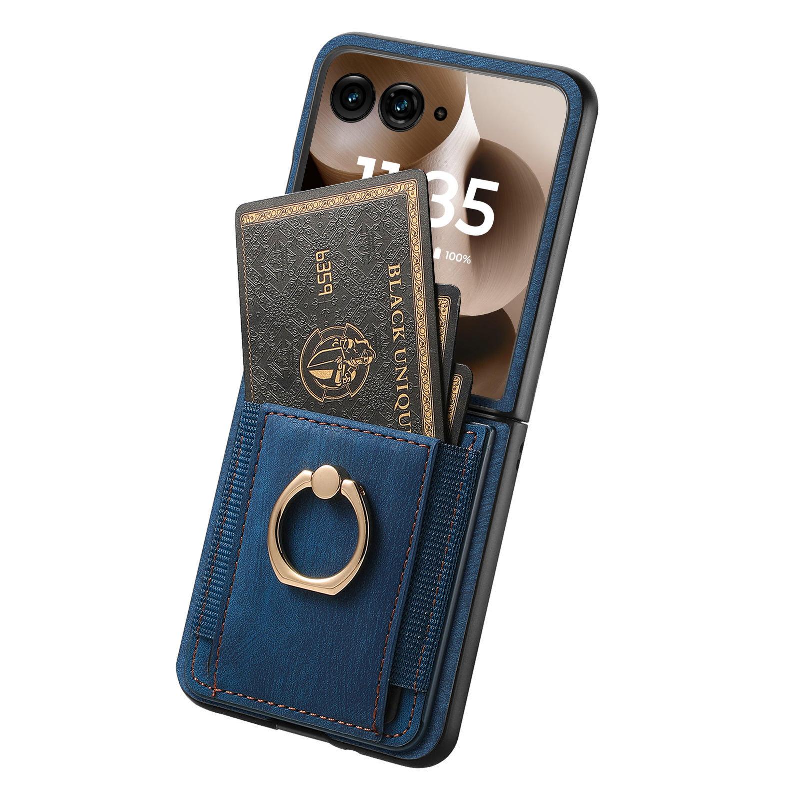For Motorola Razr 60 Ultra 5G Case Card Holder Retro Leather+PC Phone Cover with Ring Kickstand Green
For Motorola Razr 60 Ultra 5G Case Card Holder Retro Leather+PC Phone Cover with Ring Kickstand Green