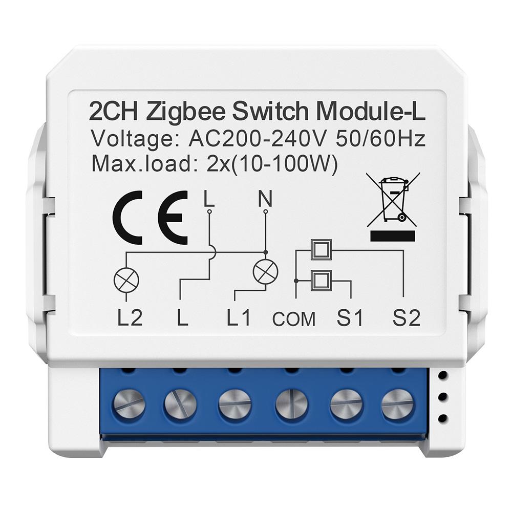 LZWSM16 2 Gang Zigbee 3.0 Smart Circuit Breaker Tuya Switch Module Single Live Wire Control A
LZWSM16 2 Gang Zigbee 3.0 Smart Circuit Breaker Tuya Switch Module Single Live Wire Control A