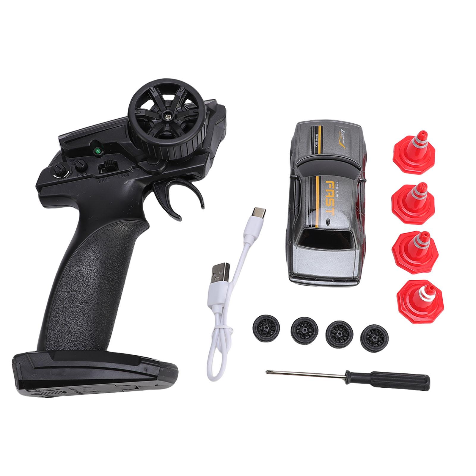 RC Drift Car with Light Variable Speed 1:43 Scale Remote Control 4WD Racing Vehicle Toy Silver
RC Drift Car with Light Variable Speed 1:43 Scale Remote Control 4WD Racing Vehicle Toy Silver