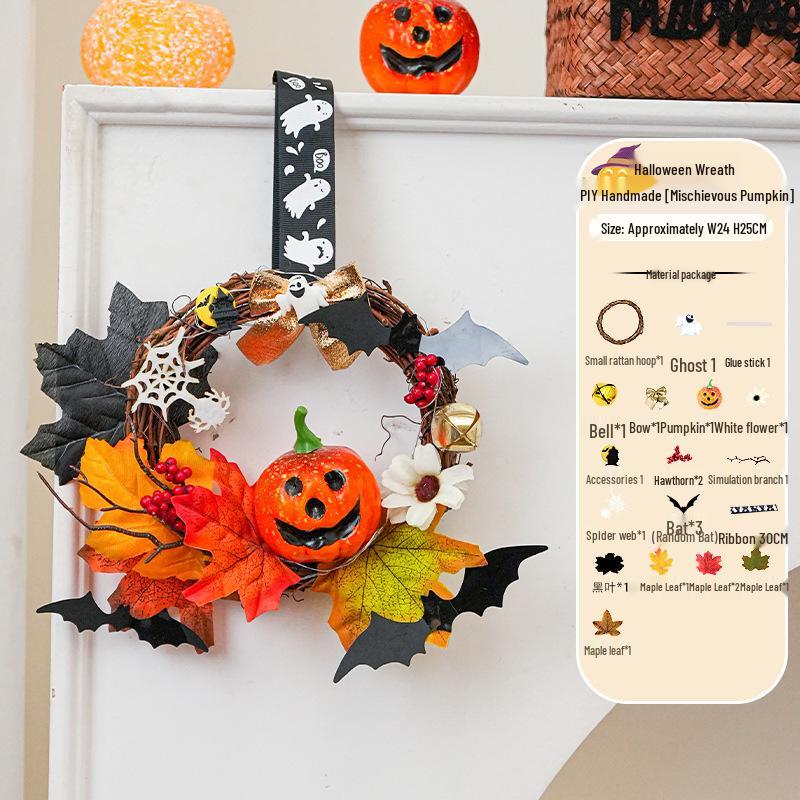 Halloween Pumpkin Lantern: Door Hanging Ornament for Party and Festival Decor
Halloween Pumpkin Lantern: Door Hanging Ornament for Party and Festival Decor