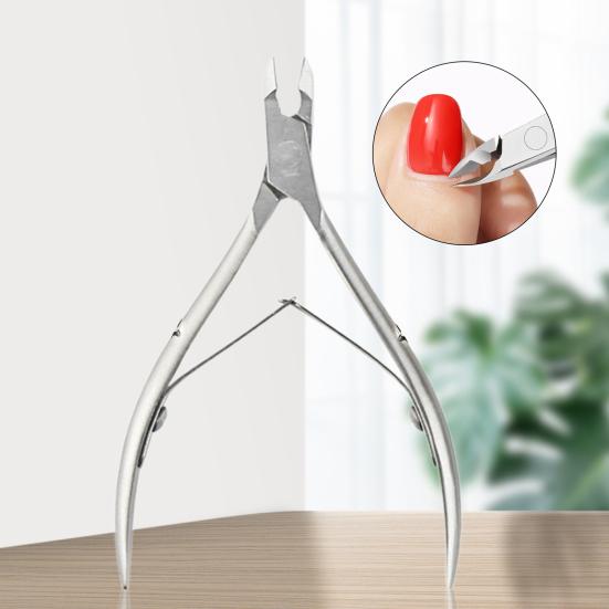 Stainless Steel Cuticle Trimmer Sharp Eagle Beak Nail Clippers for Precise Dead Skin & Hangnail Removal Manicure Pedicure Tool for Salon Home чорний
Stainless Steel Cuticle Trimmer Sharp Eagle Beak Nail Clippers for Precise Dead Skin & Hangnail Removal Manicure Pedicure Tool for Salon Home чорний