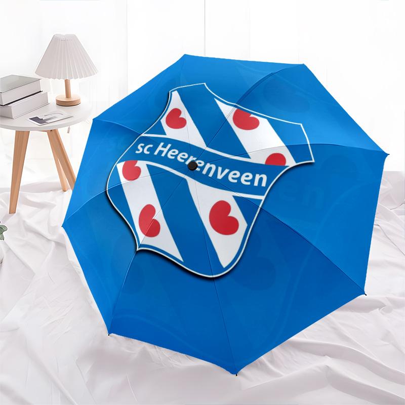 SC Heerenveen pattern, automatic folding umbrella, portable and foldable design, 8 ribs, a Christmas or birthday gift.
SC Heerenveen pattern, automatic folding umbrella, portable and foldable design, 8 ribs, a Christmas or birthday gift.