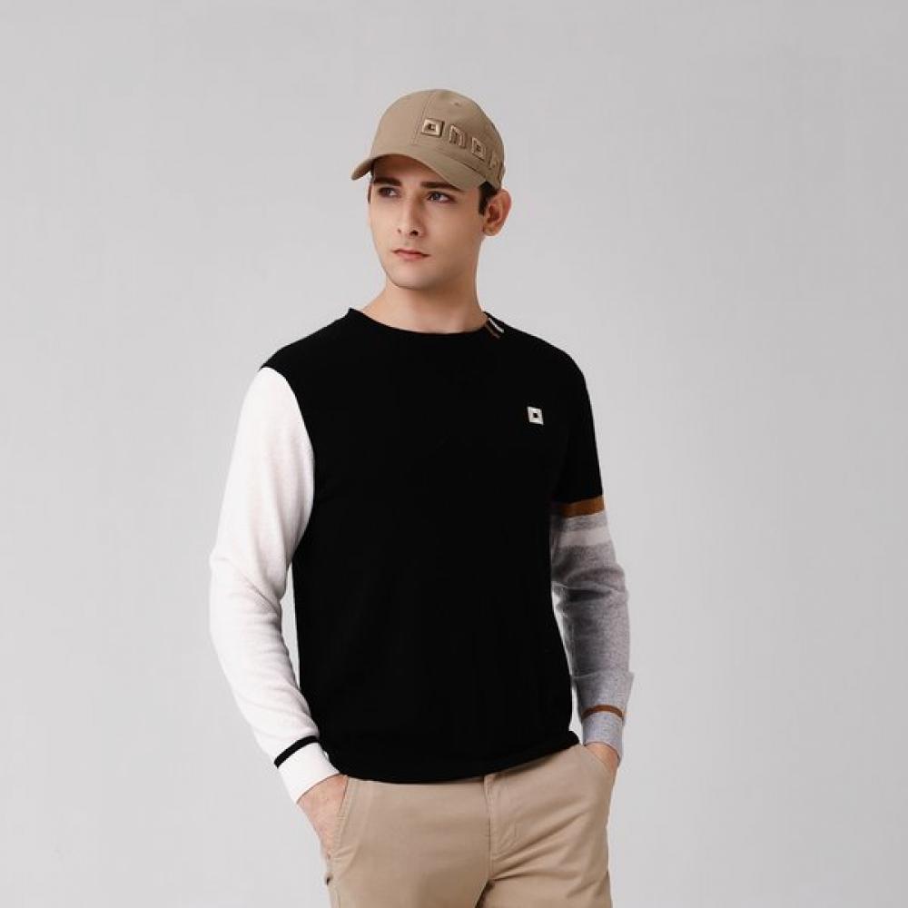 Onoff Men S Round Color Block Sweater Of2412gb Black 54
Onoff Men S Round Color Block Sweater Of2412gb Black 54
