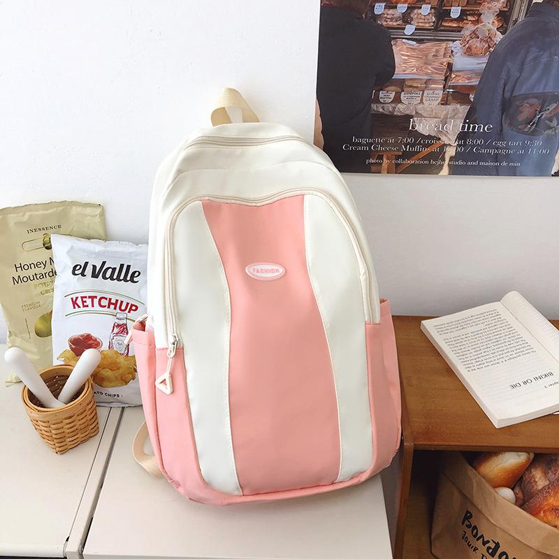 Large-capacity high school student simple schoolbag women s new niche design contrasting color junior high school student backpack men s computer back розовый
Large-capacity high school student simple schoolbag women s new niche design contrasting color junior high school student backpack men s computer back розовый