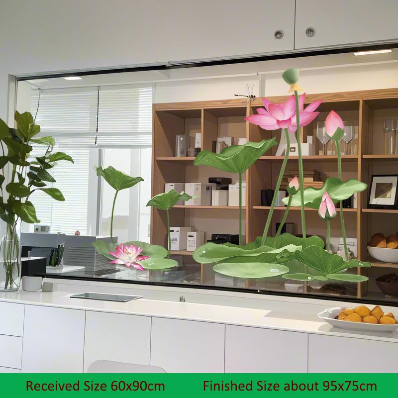 Большие китайские наклейки на стену в виде лотоса – двухсторонние прозрачные съемные декоративные наклейки из ПВХ для окон, ванной комнаты, стеклянной витрины, домашнего декора, отклеиваются и приклеиваются 60x90cm
Большие китайские наклейки на стену в виде лотоса – двухсторонние прозрачные съемные декоративные наклейки из ПВХ для окон, ванной комнаты, стеклянной витрины, домашнего декора, отклеиваются и приклеиваются 60x90cm