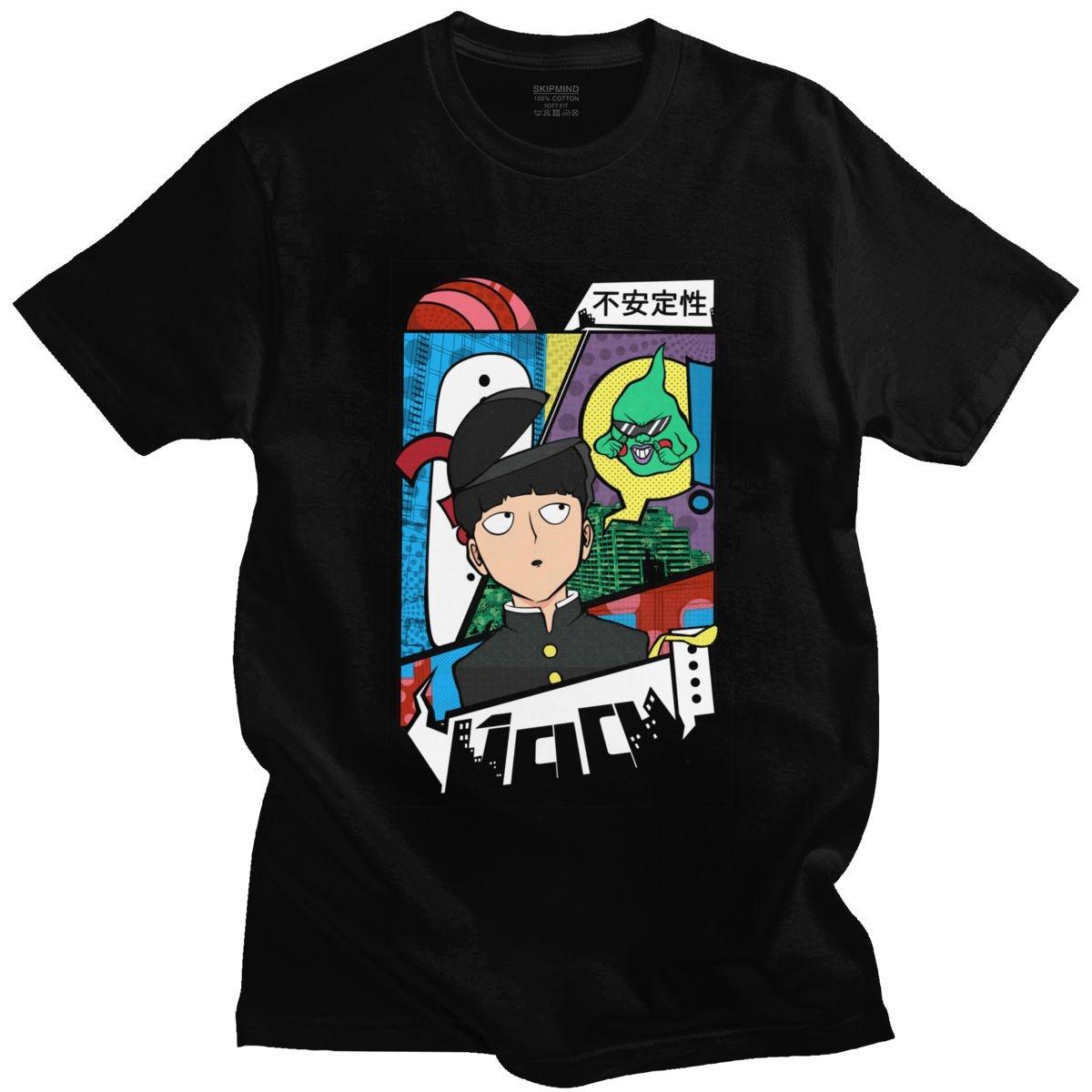 Fashion Mens Manga Mob Psycho 100 T-Shirt Short Sleeve Cotton Graphic Tshirt Shigeo Kageyama Shirt Ekubo Pop Tee Clothing Gift 3XL чорний
Fashion Mens Manga Mob Psycho 100 T-Shirt Short Sleeve Cotton Graphic Tshirt Shigeo Kageyama Shirt Ekubo Pop Tee Clothing Gift 3XL чорний