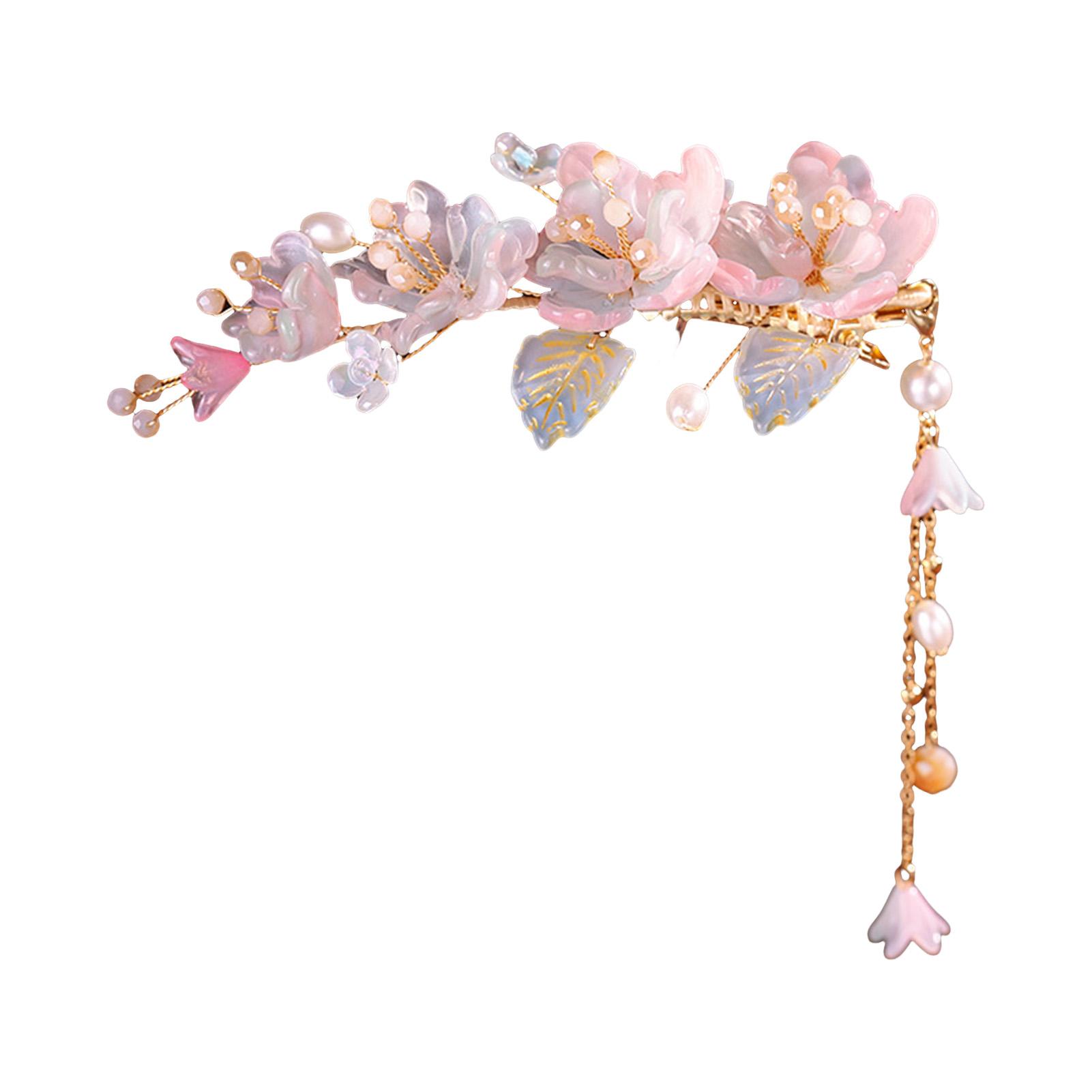 Hanfu Hair Accessories Vintage Chinese Style Flower Tassel Hair Clip For Women Girls Elegant Exquisite Handmade Pearl Hairpin рожевий
Hanfu Hair Accessories Vintage Chinese Style Flower Tassel Hair Clip For Women Girls Elegant Exquisite Handmade Pearl Hairpin рожевий