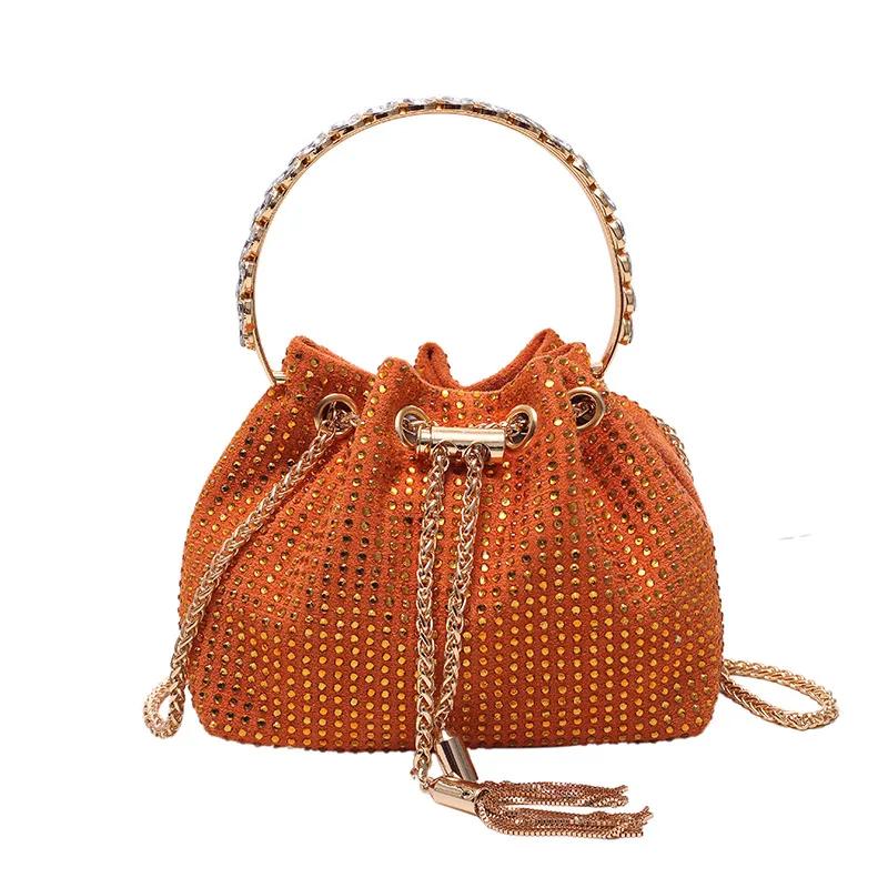 Glitter Diamond Bag for Women Handbags New Bright Rivet Drawstring Bucket Bags with Rhinestone Hand-held Dinner Crossbody Bag оранжевый
Glitter Diamond Bag for Women Handbags New Bright Rivet Drawstring Bucket Bags with Rhinestone Hand-held Dinner Crossbody Bag оранжевый