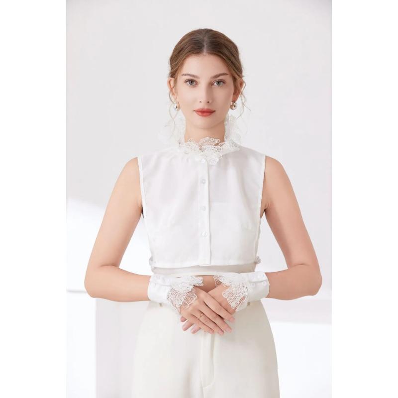 Порожниста квіткова стійка Накладний комір та накладні манжети з рукавами Жіночий Накладний комір Повсякденний Універсальний Декор Знімні коміри
Порожниста квіткова стійка Накладний комір та накладні манжети з рукавами Жіночий Накладний комір Повсякденний Універсальний Декор Знімні коміри