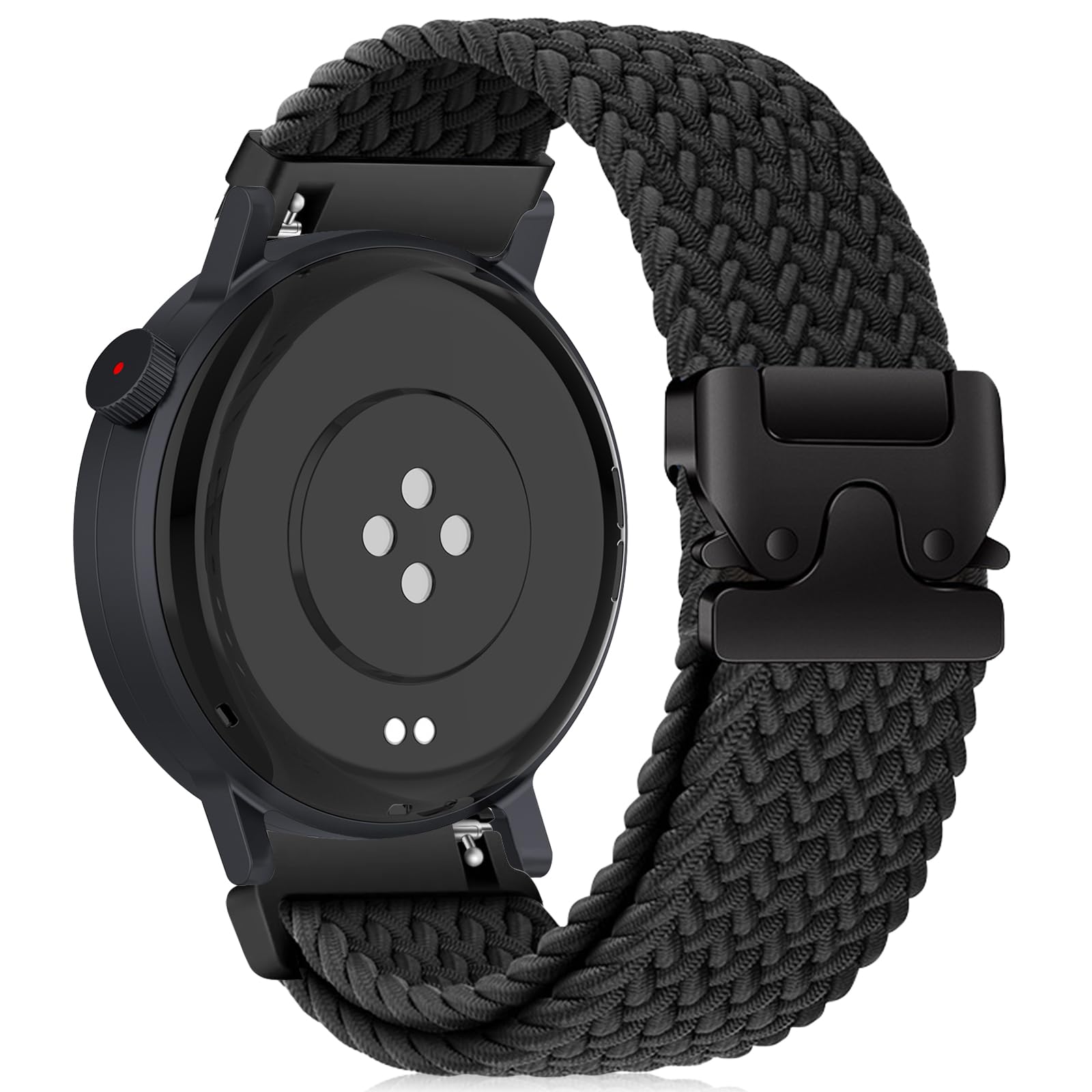 RoSoki 22mm Nylon Replacement Band for CMF by Nothing Watch 3 ProCMF by Nothing Watch Pro 2, Braided with Parachute Buckle, Stretchy, Lightweight,
RoSoki 22mm Nylon Replacement Band for CMF by Nothing Watch 3 ProCMF by Nothing Watch Pro 2, Braided with Parachute Buckle, Stretchy, Lightweight,