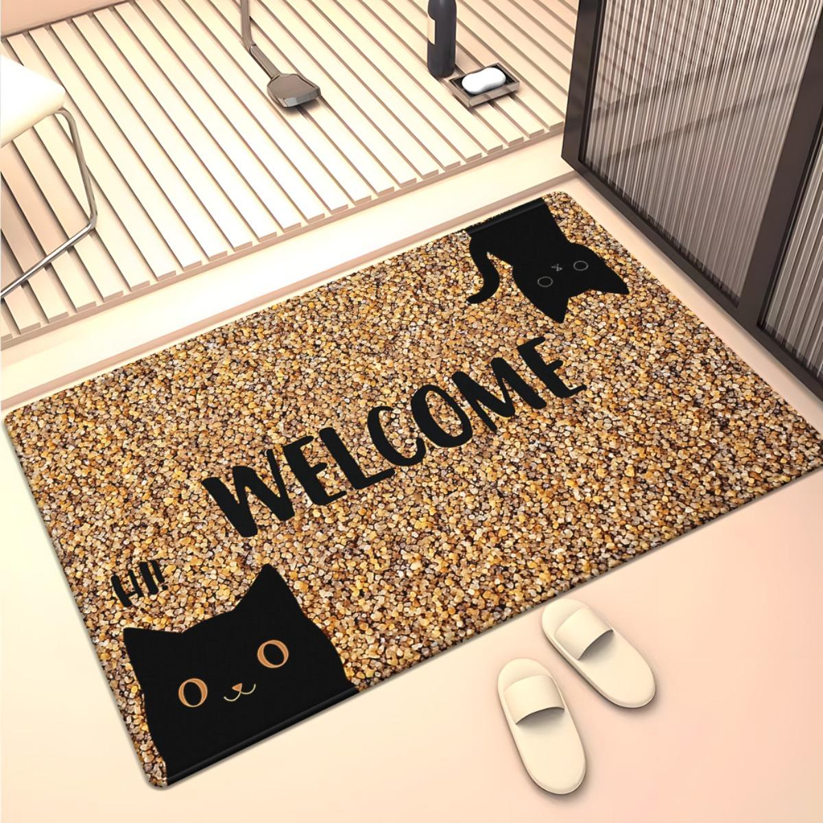 Welcome Cat Pattern Crystal Velvet Rug Cozy Living Room Entrance Mat Pet Lover Home Decor Funny Animal Print Floor Covering 50x80cm
Welcome Cat Pattern Crystal Velvet Rug Cozy Living Room Entrance Mat Pet Lover Home Decor Funny Animal Print Floor Covering 50x80cm