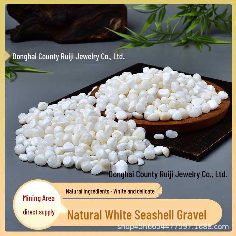 White Shell Gravel for Buddhist Offerings, Mandalas, Gemstone Gardening, and Decor. White Shell Rounded 7-9mm 100g
White Shell Gravel for Buddhist Offerings, Mandalas, Gemstone Gardening, and Decor. White Shell Rounded 7-9mm 100g