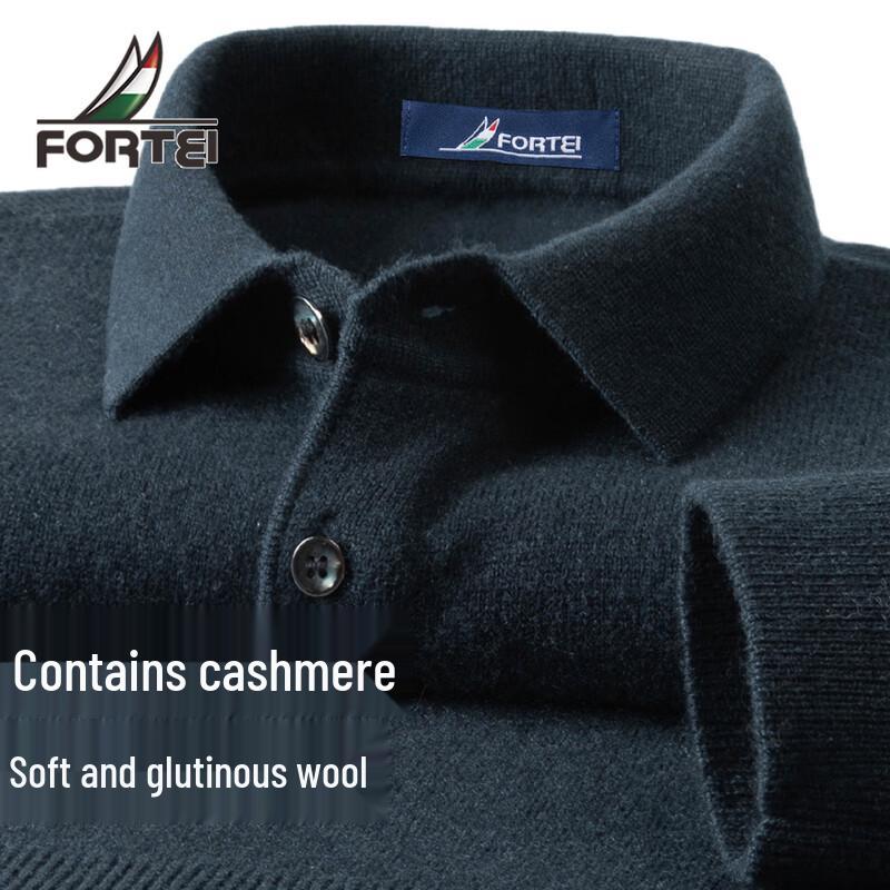 Мужской свитер поло из шерсти ягненка и кашемира 2XL 54
Мужской свитер поло из шерсти ягненка и кашемира 2XL 54