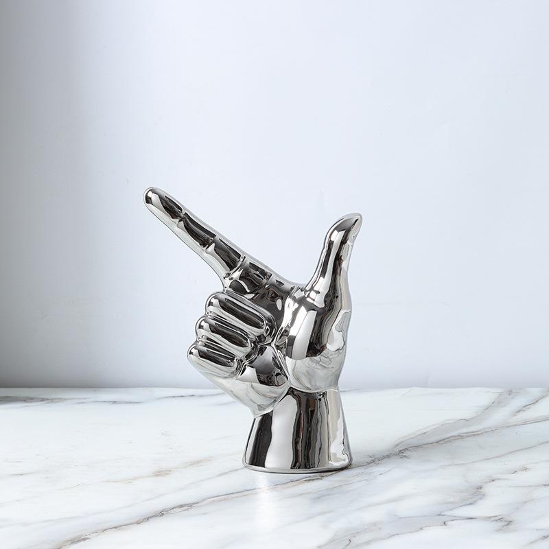 Creative Resin Statues Rock and Roll Gesture Hand Figurines Decoration Crafts Sculpture Shelf Tabletop Home Decor Accessories
Creative Resin Statues Rock and Roll Gesture Hand Figurines Decoration Crafts Sculpture Shelf Tabletop Home Decor Accessories