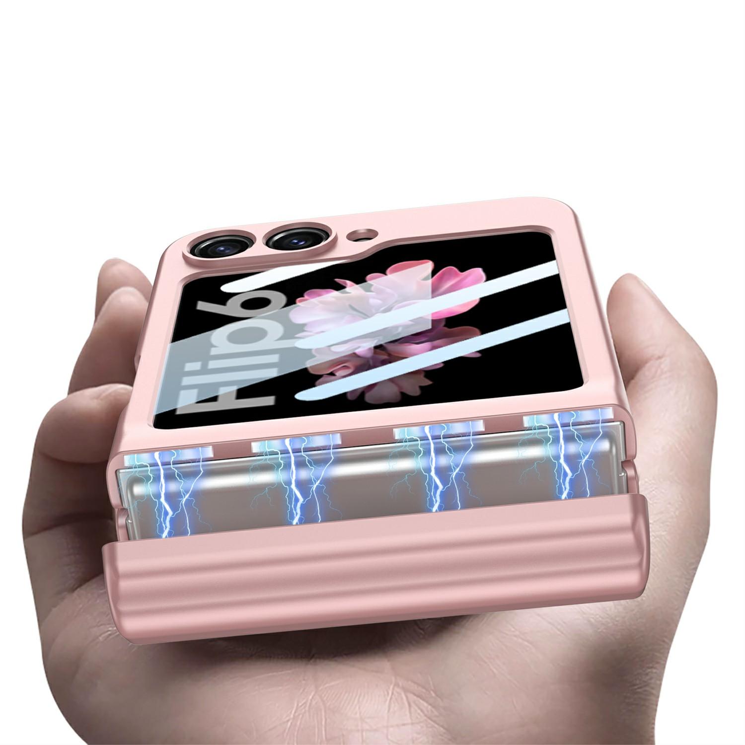 GKK 10803 For Samsung Galaxy Z Flip6 5G Case with Stylus Magnetic Hinge Phone Cover Built In Screen Film Silver
GKK 10803 For Samsung Galaxy Z Flip6 5G Case with Stylus Magnetic Hinge Phone Cover Built In Screen Film Silver