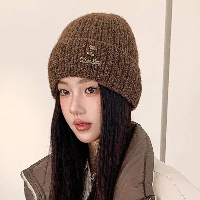 Winter Wool Blend Beanie Hat for Women - Elastic Knitted Headwear with Ear Protection, Lightweight Warm Thick Hood One size темно-коричневого кольору
Winter Wool Blend Beanie Hat for Women - Elastic Knitted Headwear with Ear Protection, Lightweight Warm Thick Hood One size темно-коричневого кольору