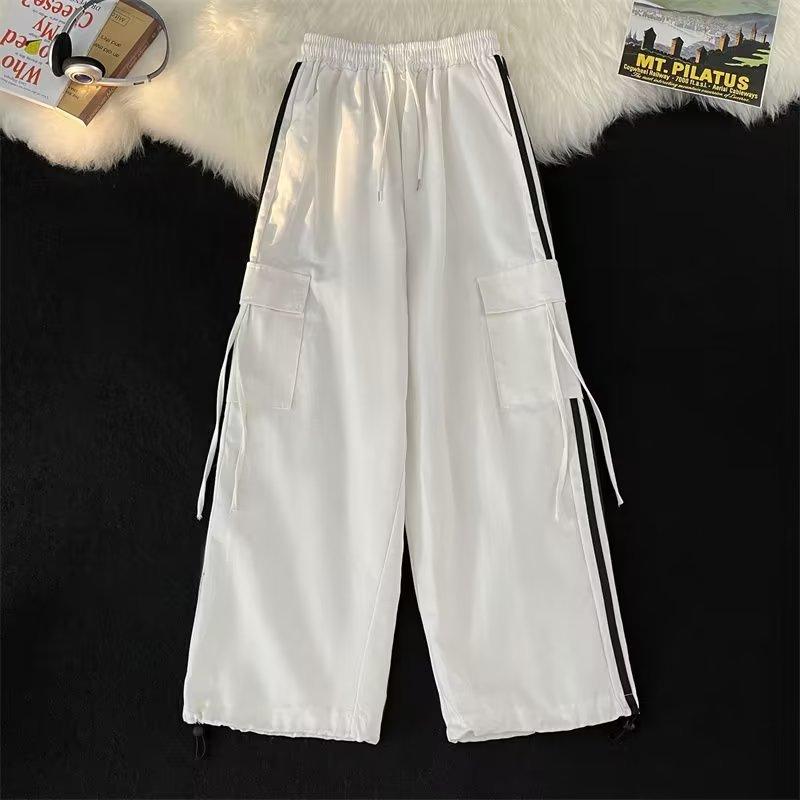 American retro side striped overalls men s and women s spring and autumn straight three-bar casual pants high street 3XL
American retro side striped overalls men s and women s spring and autumn straight three-bar casual pants high street 3XL